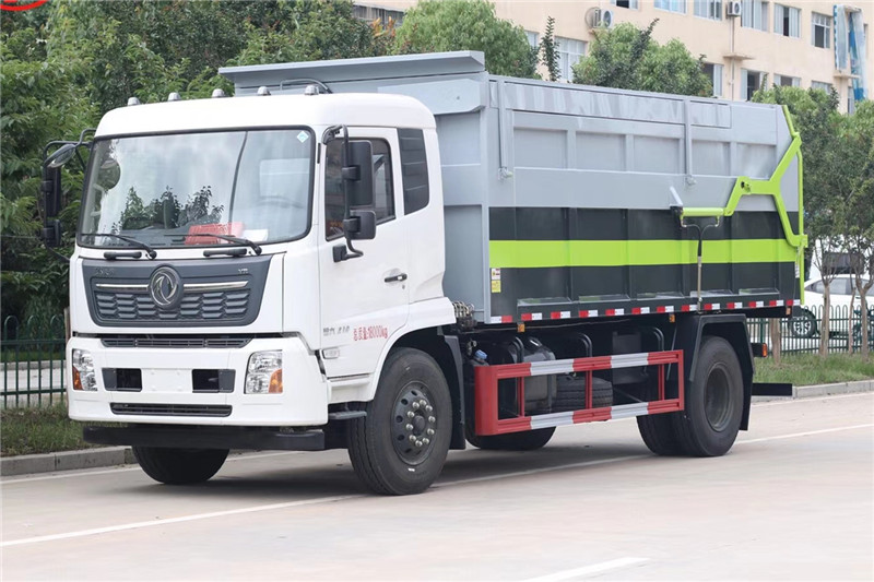 國六東風(fēng)天錦 15-17方對(duì)接垃圾車